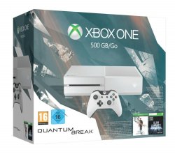 Amazon:  Xbox One 500GB Konsole – Bundle inkl. Quantum Break und Alan Wake Special Edition (weiß) für nur 259,97 Euro statt 343 Euro bei Idealo