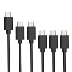 AUKEY Micro USB Kabel 1x2m + 2x1m + 3x30cm (6 Stück) statt 7,59€ für nur 4,59€ dank Gutschein @Amazon