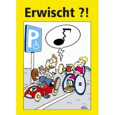 Hinweiskarten für Falschparker ( Gehwegparker & Behindertenparkplätze ) kostenlos max 50 Stck. @bsk-ev.org