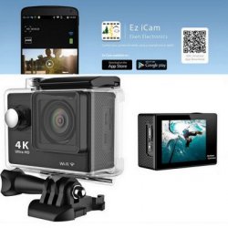 EKEN H9 Ultra HD 4K Action Camera  –  EU PLUG  BLACK für 42,52€ inkl. Versand [idealo 73,99€] @Gearbest