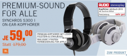 JBL Synchros S300 I On-Ear Kopfhörer in 2 Farben für 59 € (124,99 € Idealo) @Cyberport