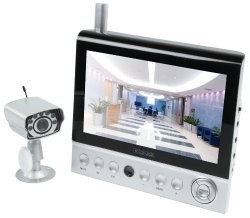 König Funk Überwachungskamera-System SAS-TRANS30 mit LCD Monitor für 99,95 € (165,77 € Idealo) @Real