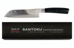 Komu Tekku Santoku Damastmesser 17cm aus japanischem VG-10 Stahl statt für 69€ für nur 33€ [idealo 60,44€] @Comtech