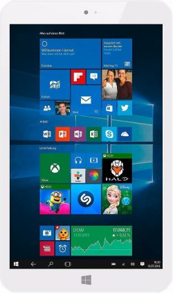 MP Man MPW815 8 Zoll Windows 10 Tablet für 88,00 € (147,94 € Idealo) @Notebooksbilliger