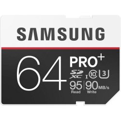 SDXC-Karte 64 GB Samsung PRO Plus Class 10 für 29,99 € oder mit NL Gutschein für 24,99 € (39,99 € Idealo) @Conrad