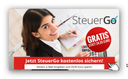 SteuerGo Plus Vollversion ( Online-Zugang ) gratis statt 24,95€ [idealo 9,95€] @Computer-Bild