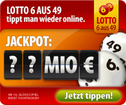 Tipp24: 22 Euro geschenkt wenn man nur 1 Lottofeld spielt (Einsatz 1,50 Euro) nur für Neukunden