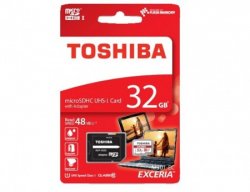 TOSHIBA EXCERIA M301-EC microSD 32 GB für 6€ inkl. Versand [idealo 9,60€] @MediaMarkt