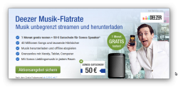 1 Monat gratis Deezer testen und 50€ Gutschein für Sonos Speaker (PLAY:1, PLAY:3 oder PLAY:5) sichern @GMX
