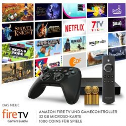 Amazon Fire TV Gamers Bundle +1.000 Coins für 124,99€ VSK-frei @Amazon