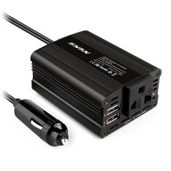 Amazon: SNAN 150W Wechselrichter 12V auf 230V mit 2 USB Ladeport mit Gutschein für nur 14,99 Euro statt 18,99 Euro