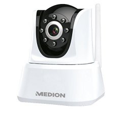 Kabellose IP-Kamera mit Bewegungserkennung, Nachtmodus, Mikrofon und Lautsprecher für 39,95 € (49,95 € Idealo) @Medion