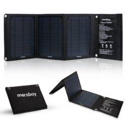 Marsboy Solar Ladegerät Charger 15W , 2 USB-Anschüsse für 45,59 € statt 56,99 € dank Gutschein @ Amazon