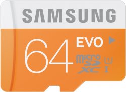 Mediamarkt: SAMSUNG microSDXC EVO 64 GB für nur 12 Euro statt 17,49 Euro bei Idealo
