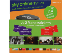 Sky Online TV Box inkl. 2 Monate Sky Entertainment & Cinema für 16,99 € (24,92 € Idealo) @Saturn