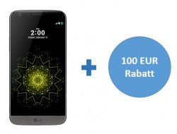 100€ Sofort-Rabatt beim Kauf eines LG G5 @Amazon z.B. das LG G5 mit 32GB für  EUR 431,32 € [idealo 479€]