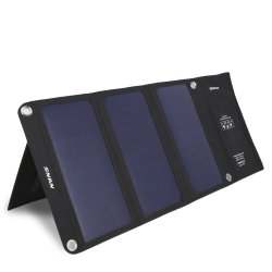 Amazon: SNAN 21W Solar Ladegerät mit Dual USB Ladeport durch Gutschein für nur 39,99 Euro statt 49,99 Euro