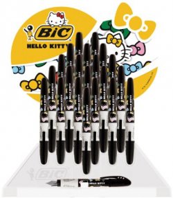 BIC Füller Hello Kitty x-pen, Medium, Display à 22 Stück, schwarz für 20,64€ [idealo 92,45€] @Amazon