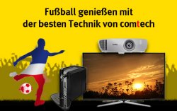 Comtech: Technik EM Angebote z.B. Hisense 55 Zoll Ultra HD Smart TV für nur 649 Euro statt 736,98 Euro bei Idealo