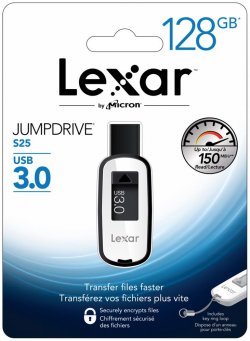 Lexar JumpDrive USB 3.0 128GB S25 Speicherstick für 22 € (30,99 € Idealo) @eBay