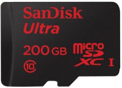 SanDisk Ultra 200GB microSDXC Speicherkarte für nur 59,90€ inkl. Versand @Amazon [Idealo: mind, 72€]