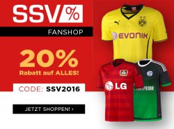 20% Rabatt auf Bundesliga-Trikots und Fanartikel mit Gutscheincode @Bild Fanshop