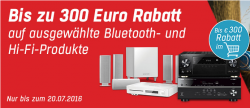Bis zu 300 € Sofortrabatt auf ausgewählte Bluetooth- und Hi-Fi-Produkte @Redcoon