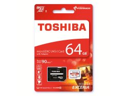 eBay: Toshiba EXCERIA M302-EA 64 GB microSD-Karte für nur 14,99 Euro statt 20,88 Euro bei Idealo