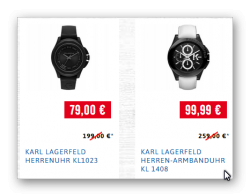 Karl Lagerfeld Herren-Armbanduhr KL 1408 für 89,99€ oder KL1023 für 69€ [idealo 164,89€ & 96,80€] @Kaufhaus-Stolz