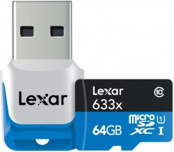 Mediamarkt: Lexar High Performance 633x microSDXC 64GB für nur 15 Euro statt 19,99 Euro bei Idealo