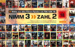 Nimm 3 Zahl 2 Aktion für alle FSK 18 Spiele und Filme @Saturn