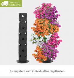 Pflanzensäule für Blumen, Kräuter etc.- 1 Säule für 12,95€ oder 2 Säulen für 23,95€ VSK-frei [idealo 14,99€/29,98€] @Limango