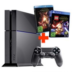 Sony, PS4 1 TB inklusive PS4 Spiel Star Wars – Der Erwachen der Macht und Blu-ray Star Wars – Der Erwachen der Macht für 299,- € [evtl. +VK 4,95]