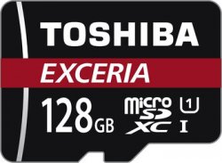 Toshiba EXCERIA M301-EC Micro-SD Karte,128 GB für 29€ [idealo 33,99€] @MediaMarkt