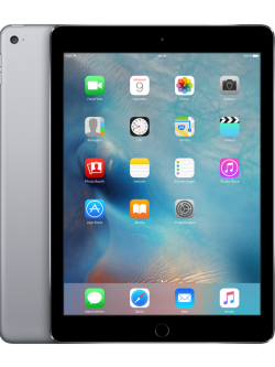 Apple iPad Air 2 Wi-Fi 16GB spacegrau für 349,99 € + VSK (393,00 € Idealo) @mobilcom-debitel