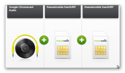 D2: freenetmobile freeSURF + Google Chromecast Audio für 0€ mtl. effektiv nur 4,90€ @Modeo