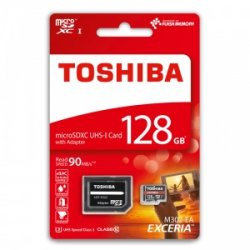 Mymemory: Toshiba 128GB Exceria Micro SDXC 4K Card mit Gutschein für nur 27,53 Euro statt 35,99 Euro bei Idealo