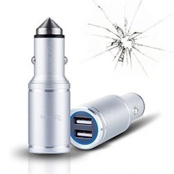 USB-Kfz Ladegerät  24W/4.8A Smart mit Nothammer statt für 7,99 € für nur 2,99 € dank Gutschein-Code @ Amazon