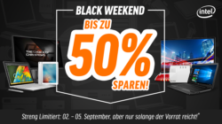 Black Weekend @Notebooksbilliger Bis zu 50% Rabatt auf Notebooks, Tablets, Smartphones usw. mit verschiedenen Gutscheincodes
