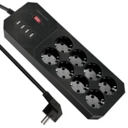 DBPOWER 8-fach Steckdosenleiste mit 4 USB-Anschlüssen für 23,19 € statt 28,99 € dank Gutschein-Code @ Amazon