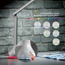 Deckey dimmbare LED Schreibtischlampe mit Touch-Schalter mit Gutscheincode für 7,99 € statt 14,99 € @Amazon