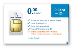 Gratis: 2 x o2 Prepaid SIM Karten mit je 1€ Startguthaben