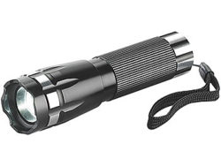 Gratis: PEARL LED-Taschenlampe LTL-315, superhelle 3-W-Cree-LED, fokussierbare Linse nur VSK