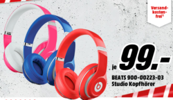 Mediamarkt: Beats By Dre Studio 2.0 Kopfhörer (3 Farben) für nur 99 Euro statt 169,98 Euro bei Idealo