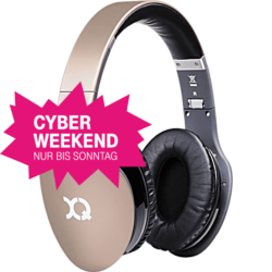 xqisit LZ380 Bluetooth Kopfhörer/Headset in 3 Farben für 55 € (85,19 € Preisvergleich) @Telekom Cyber Weekend