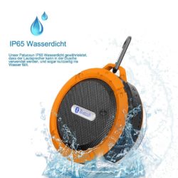 Amazon: Patuoxun 5W IPX5 Wasserdicht Staubdicht Stoßfest Bluetooth Lautsprecher mit Gutschein für nur 9,99 Euro statt 19,99Euro