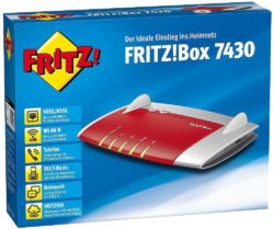 AVM FRITZ!Box 7430 WLAN ADSL/VDSL Router mit Gutscheincode für 84 € (96,99 € Idealo) @Cyberport