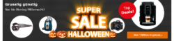 Check24 Halloween-Super-Sale z.B.Tefal FZ 7010 Actifry für 96,90€ versandkostenfrei [idealo 104,15€]