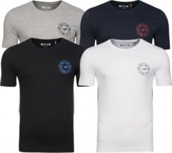 Outlet46: MUSTANG Logo Print Tee T-Shirt in verschiedenen Farben für nur 9,99 Euro statt 18,46 Euro bei Idealo
