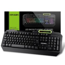 Amazon: DBPOWER RGB Gaming Tastatur mit LED Hintergrundbeleuchtung mit Gutschein für nur 25,99 Euro statt 39,99 Euro